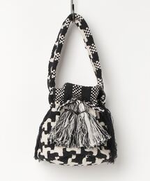 【Swaraj/スワラージ】手織りジャガード BUCKET BAG