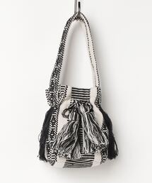 【Swaraj/スワラージ】手織りジャガード BUCKET BAG