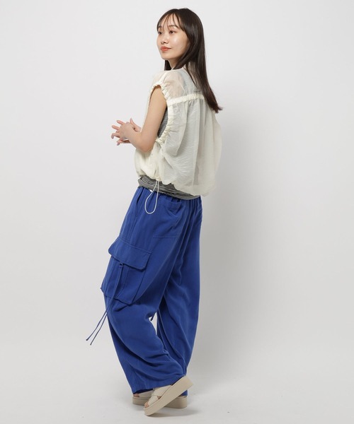 niko and...(ニコアンド)の「シアーシャーリングベスト(ベスト・レディース・アイボリー/イエロー/ブラック・FREE)」の13枚目の写真