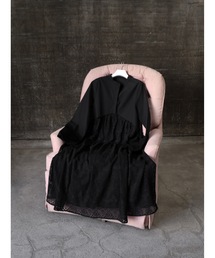 lace band collar tiered onepiece