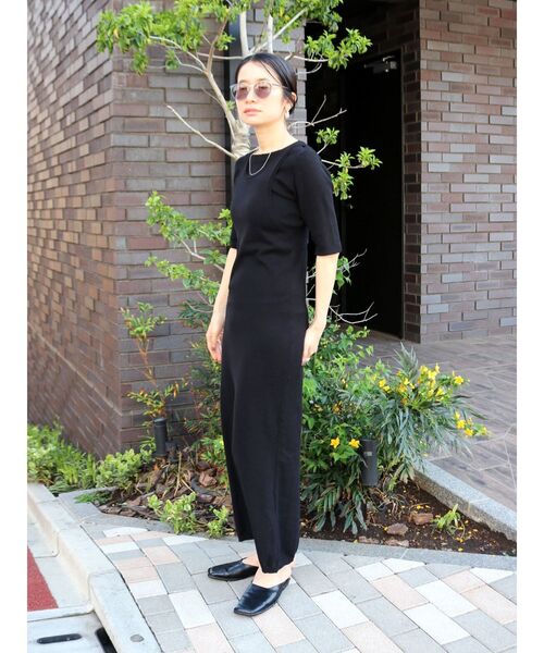 Ungrid(アングリッド)の「レイヤードニットワンピース(ワンピース・レディース・レッド/ブラック/チャコールグレー・FREE)」の12枚目の写真