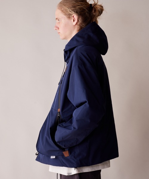 rehacer(レアセル)の「rehacer : 3Layer Hooded Padding Jacket / 3レイヤーフーテッド パッディング ジャケット(ダウンジャケット/コート・メンズ・ブラック/カーキ/ネイビー・SMALL/MEDIUM/LARGE)」の1枚目の写真