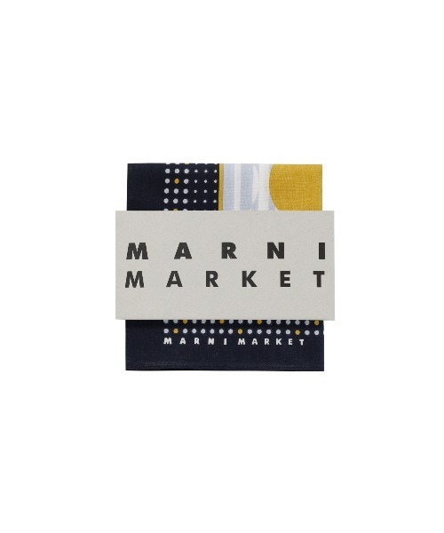 MARNI MARKET（マルニマーケット）の「バンダナ（バンダナ/スカーフ・レディース・ブルーネイビー+ホワイト・FREE）」の3枚目の写真