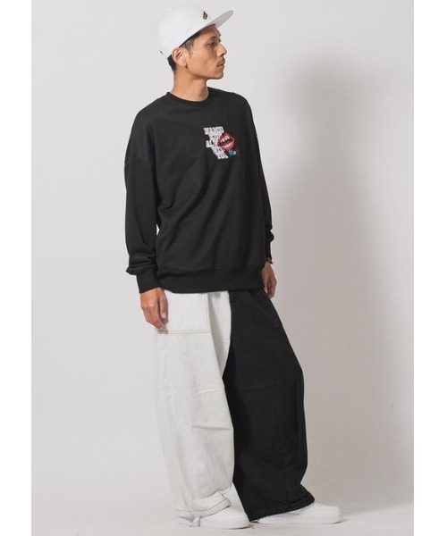 RE730（アールイーセブンサーティー）の「RE730 バルーンシルエットベイカーパンツ（デニムパンツ・メンズ・インディゴブルー/イエロー/グリーン/ホワイト×ブラック/ブラック/サックスブルー/オフホワイト・MEDIUM/LARGE/SMALL）」の21枚目の写真