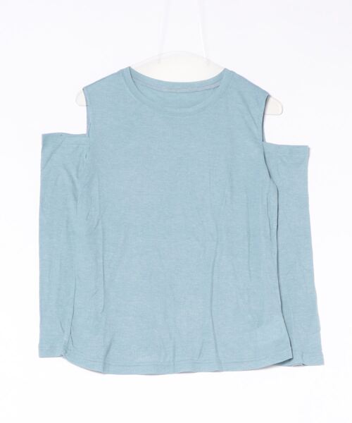 BARRETTA(バレッタ)の「肩あきカットソープルオーバー(Tシャツ/カットソー・レディース・ブラック/グレー/ブルー/ホワイト・FREE)」の9枚目の写真