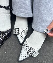 WHO'S WHO gallery スニーカーミュール シルバーM WHO'S WHO gallery｜フーズフーギャラリーのパンプス通販 - ZOZOTOWN