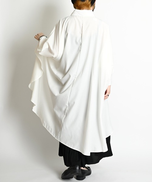 クジャク プリント 長袖ブラウス チュニック（シャツ/ブラウス）｜ABBEY MARKET（アビーマーケット）