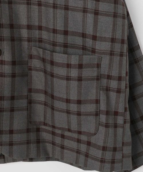 PBLIM(ページボーイリム)の「PBLIM/アソートテーラージャケット(テーラードジャケット・レディース・チェック/ベージュ/グレー・FREE)」の14枚目の写真