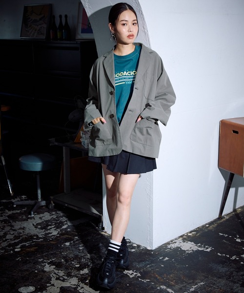 PBLIM(ページボーイリム)の「PBLIM/アソートテーラージャケット(テーラードジャケット・レディース・チェック/ベージュ/グレー・FREE)」の22枚目の写真