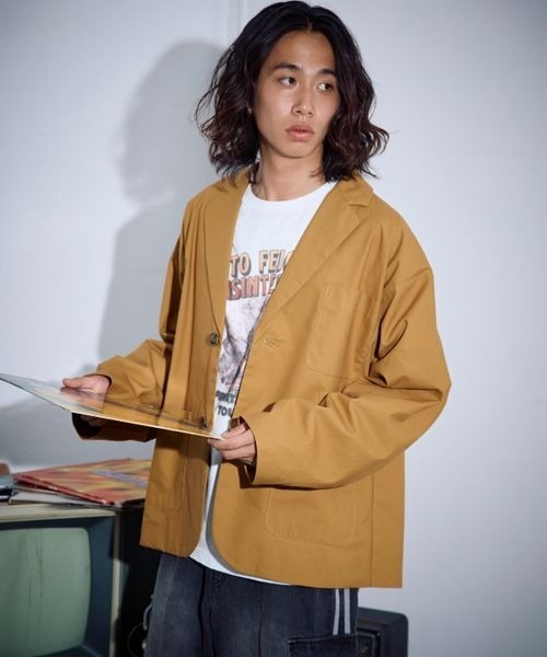 PBLIM(ページボーイリム)の「PBLIM/アソートテーラージャケット(テーラードジャケット・レディース・チェック/ベージュ/グレー・FREE)」の12枚目の写真