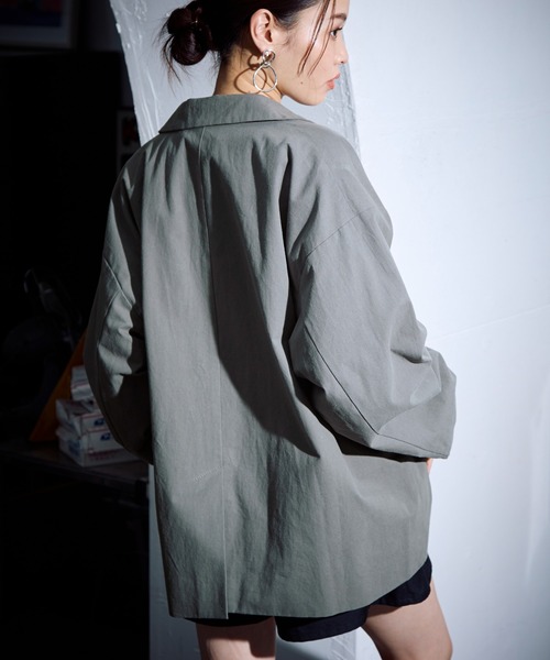 PBLIM(ページボーイリム)の「PBLIM/アソートテーラージャケット(テーラードジャケット・レディース・チェック/ベージュ/グレー・FREE)」の5枚目の写真