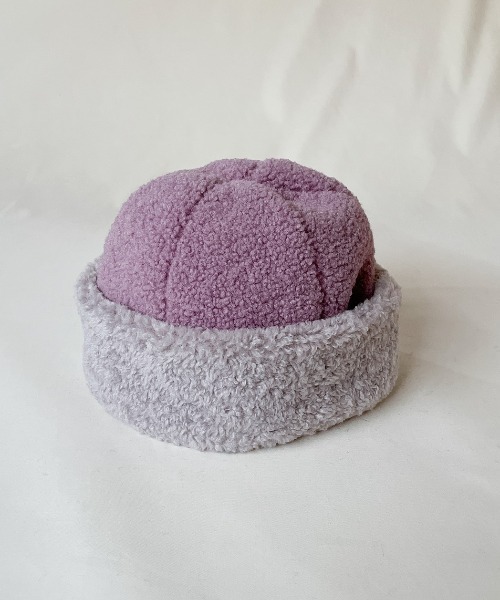 ORIENT MILLINERY（オリエント ミリナリー）の「BOWA【ﾎﾞﾜ】（キャップ・レディース・アイボリー/ブラック/パープル系/グリーン系・FREE）」の4枚目の写真