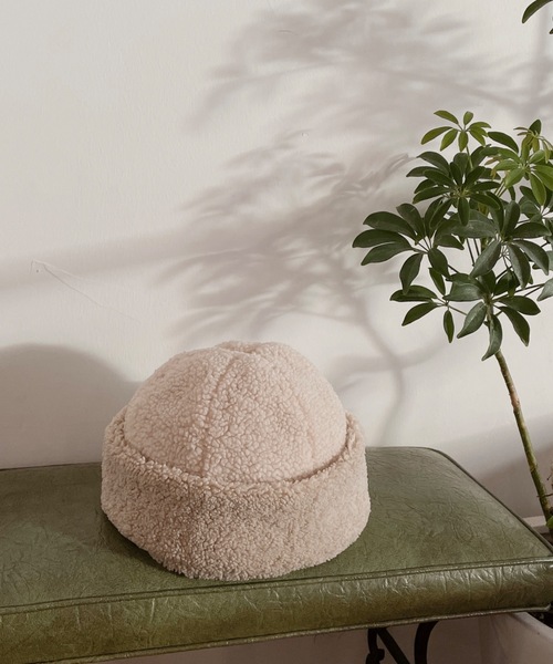 ORIENT MILLINERY（オリエント ミリナリー）の「BOWA【ﾎﾞﾜ】（キャップ・レディース・アイボリー/ブラック/パープル系/グリーン系・FREE）」の13枚目の写真