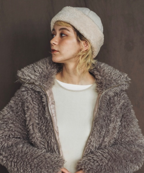 ORIENT MILLINERY（オリエント ミリナリー）の「BOWA【ﾎﾞﾜ】（キャップ・レディース・アイボリー/ブラック/パープル系/グリーン系・FREE）」の20枚目の写真