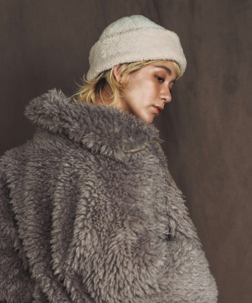 ORIENT MILLINERY（オリエント ミリナリー）の「BOWA【ﾎﾞﾜ】（キャップ・レディース・アイボリー/ブラック/パープル系/グリーン系・FREE）」の9枚目の写真