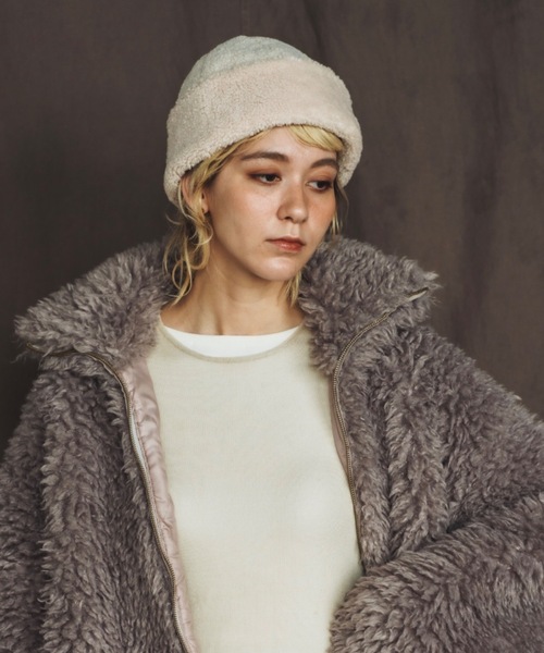 ORIENT MILLINERY（オリエント ミリナリー）の「BOWA【ﾎﾞﾜ】（キャップ・レディース・アイボリー/ブラック/パープル系/グリーン系・FREE）」の21枚目の写真