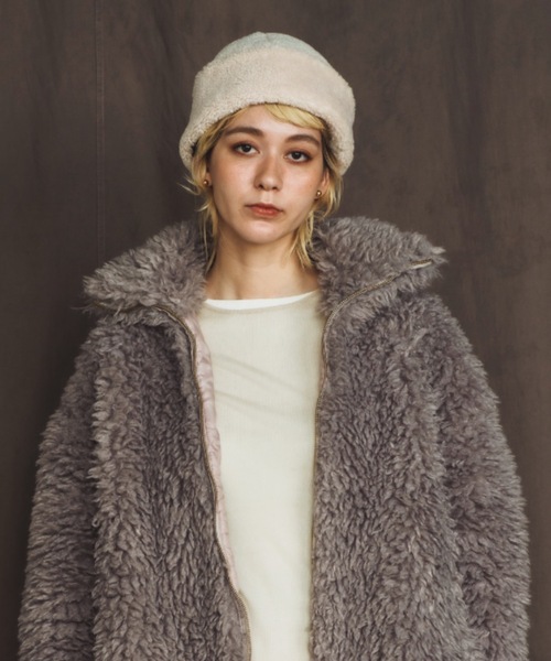 ORIENT MILLINERY（オリエント ミリナリー）の「BOWA【ﾎﾞﾜ】（キャップ・レディース・アイボリー/ブラック/パープル系/グリーン系・FREE）」の11枚目の写真