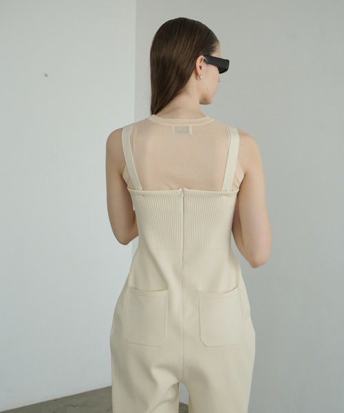 【セール】SLEEVELESS SHEER KNIT TOPS（ニット/セーター）｜CLANE（クラネ） mdprevattcaulkingandwaterproofing.com