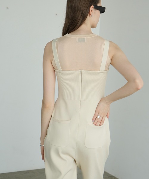 【セール】SLEEVELESS SHEER KNIT TOPS（ニット/セーター）｜CLANE（クラネ） mdprevattcaulkingandwaterproofing.com