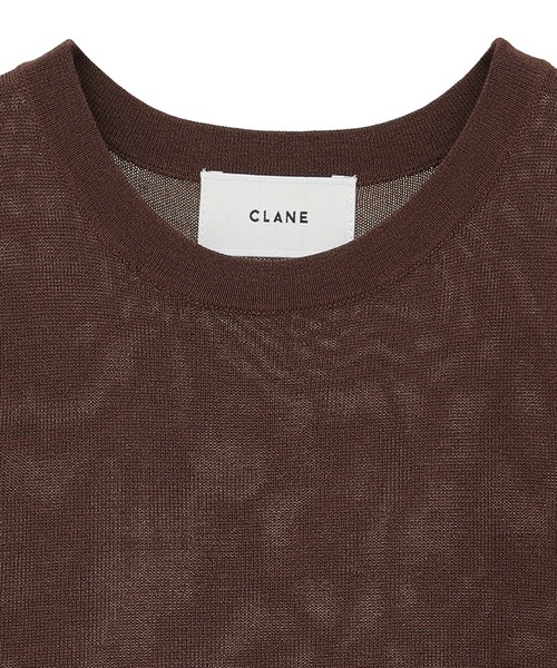 【セール】SLEEVELESS SHEER KNIT TOPS（ニット/セーター）｜CLANE（クラネ） mdprevattcaulkingandwaterproofing.com