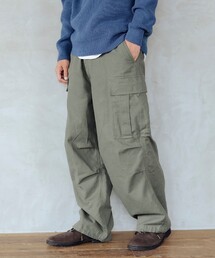 B:MING by BEAMS | 裏起毛 ワイド 6ポケット カーゴパンツ(カーゴパンツ)