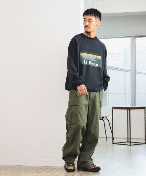 B:MING by BEAMS（ビーミングバイビームス）の「裏起毛 ワイド 6ポケット カーゴパンツ（カーゴパンツ・メンズ・オリーブ/ブラック・X-LARGE/LARGE/MEDIUM/SMALL）」の13枚目の写真