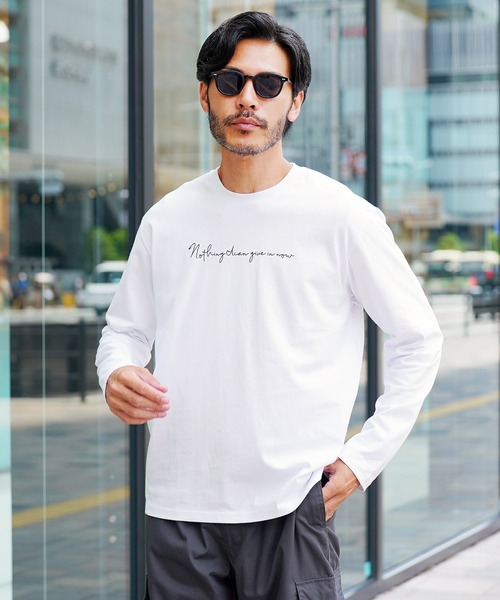 jiggys shop(ジギーズショップ)の「マルチプリント長袖ロンT カットソー(Tシャツ/カットソー・メンズ・ブラック系その他4/ホワイト系その他3/ホワイト系その他/ホワイト系その他5/ブラック系その他2/ホワイト系その他4/ホワイト系その他2/ブラック系その他5/ブラック系その他3/ブラック系その他/ホワイト系その他6/ホワイト系その他7/ホワイト系/ホワイト系1/ホワイト系2/ブラック系2/ブラック系その他7/ブラック系/ブラック系その他6/ブラック系1・MEDIUM/SMALL/X-LARGE/LARGE)」の3枚目の写真