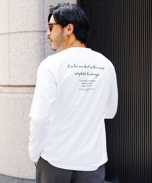 jiggys shop(ジギーズショップ)の「マルチプリント長袖ロンT カットソー(Tシャツ/カットソー・メンズ・ブラック系その他4/ホワイト系その他3/ホワイト系その他/ホワイト系その他5/ブラック系その他2/ホワイト系その他4/ホワイト系その他2/ブラック系その他5/ブラック系その他3/ブラック系その他/ホワイト系その他6/ホワイト系その他7/ホワイト系/ホワイト系1/ホワイト系2/ブラック系2/ブラック系その他7/ブラック系/ブラック系その他6/ブラック系1・MEDIUM/SMALL/X-LARGE/LARGE)」の4枚目の写真