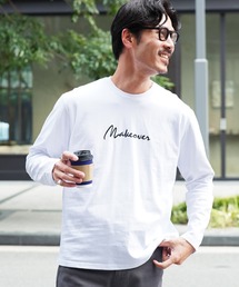 マルチプリント長袖ロンT カットソー