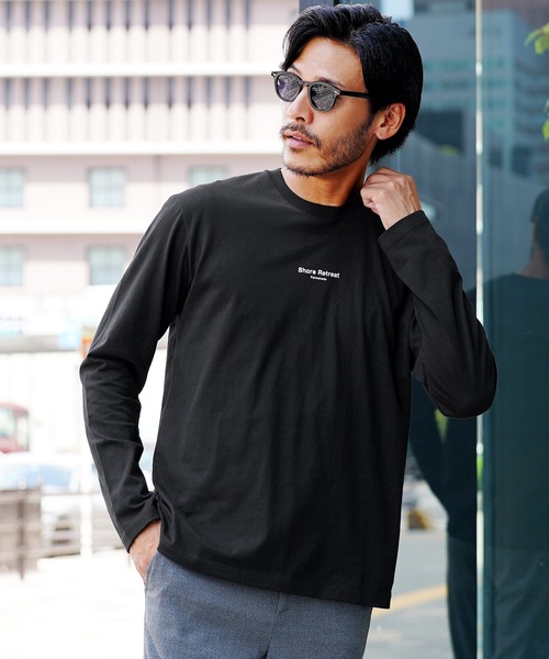 jiggys shop(ジギーズショップ)の「マルチプリント長袖ロンT カットソー(Tシャツ/カットソー・メンズ・ブラック系その他4/ホワイト系その他3/ホワイト系その他/ホワイト系その他5/ブラック系その他2/ホワイト系その他4/ホワイト系その他2/ブラック系その他5/ブラック系その他3/ブラック系その他/ホワイト系その他6/ホワイト系その他7/ホワイト系/ホワイト系1/ホワイト系2/ブラック系2/ブラック系その他7/ブラック系/ブラック系その他6/ブラック系1・MEDIUM/SMALL/X-LARGE/LARGE)」の12枚目の写真