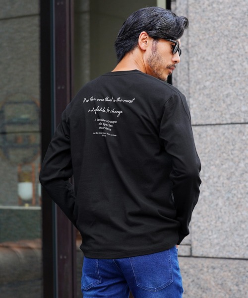 jiggys shop(ジギーズショップ)の「マルチプリント長袖ロンT カットソー(Tシャツ/カットソー・メンズ・ブラック系その他4/ホワイト系その他3/ホワイト系その他/ホワイト系その他5/ブラック系その他2/ホワイト系その他4/ホワイト系その他2/ブラック系その他5/ブラック系その他3/ブラック系その他/ホワイト系その他6/ホワイト系その他7/ホワイト系/ホワイト系1/ホワイト系2/ブラック系2/ブラック系その他7/ブラック系/ブラック系その他6/ブラック系1・MEDIUM/SMALL/X-LARGE/LARGE)」の13枚目の写真