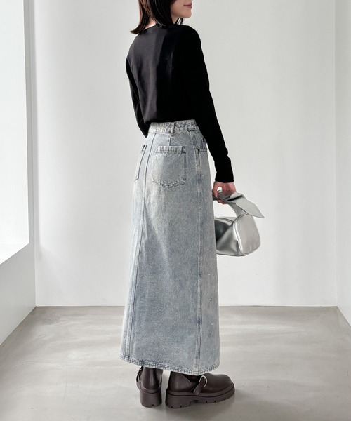 Heather（ヘザー）の「リボンレースロンTEE　144355（Tシャツ/カットソー・レディース・オフホワイト/ブラック/グレー・FREE）」の11枚目の写真