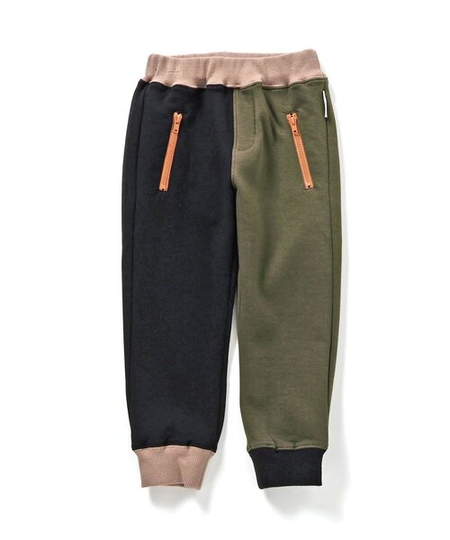 Ampersand(アンパサンド)の「シュッと見えスウェットパンツ(スウェットパンツ・キッズ・チェック/ブラック/カーキ/レインボー/アイボリー/ブラウン・140/130/120/110/100/90/80)」の5枚目の写真