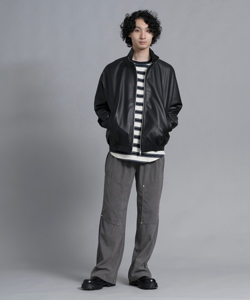 aimoha(アイモハ)の「aimoha men Classic Stripes Crewneck Sweater(スウェット・メンズ・ブラック/グレー/ブルー・MEDIUM/LARGE/X-LARGE/XX-LARGE/XXX-LARGE)」の12枚目の写真