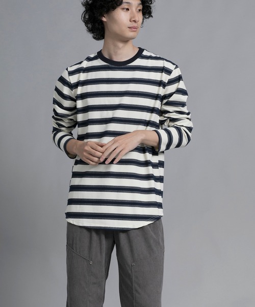 aimoha(アイモハ)の「aimoha men Classic Stripes Crewneck Sweater(スウェット・メンズ・ブラック/グレー/ブルー・MEDIUM/LARGE/X-LARGE/XX-LARGE/XXX-LARGE)」の14枚目の写真