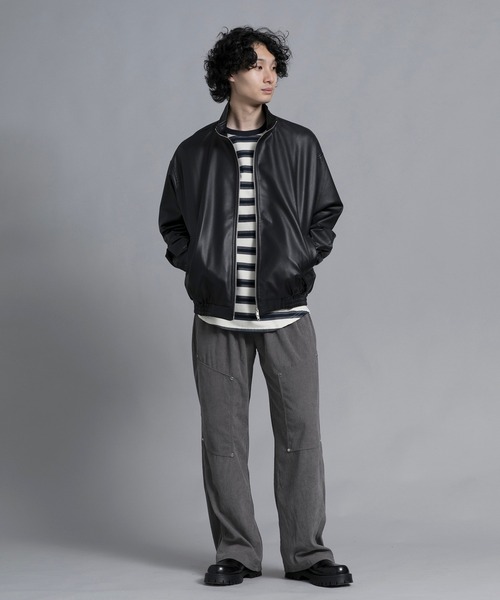 aimoha(アイモハ)の「aimoha men Classic Stripes Crewneck Sweater(スウェット・メンズ・ブラック/グレー/ブルー・MEDIUM/LARGE/X-LARGE/XX-LARGE/XXX-LARGE)」の15枚目の写真