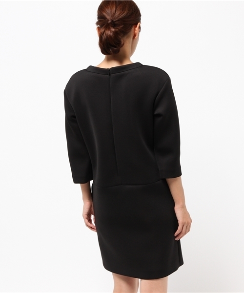 ESTNATION（エストネーション）の「ESTNATION ジャージーワンピース（ワンピース・レディース・ブラック/ブルー/ゴールド・38/36）」の12枚目の写真