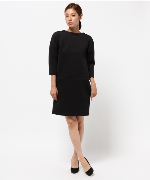 ESTNATION（エストネーション）の「ESTNATION ジャージーワンピース（ワンピース・レディース・ブラック/ブルー/ゴールド・38/36）」の13枚目の写真