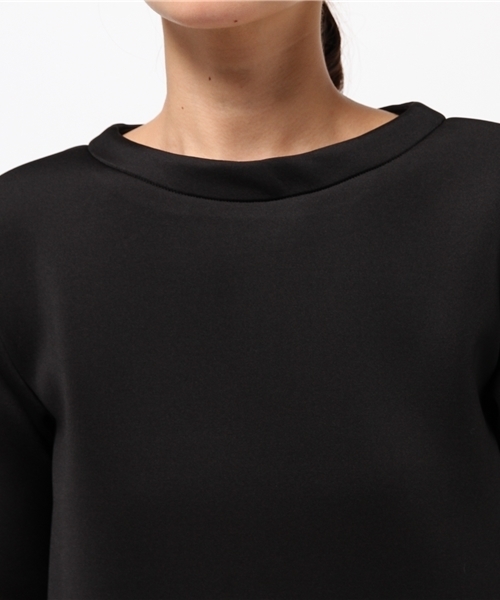 ESTNATION（エストネーション）の「ESTNATION ジャージーワンピース（ワンピース・レディース・ブラック/ブルー/ゴールド・38/36）」の4枚目の写真