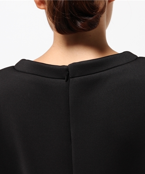 ESTNATION（エストネーション）の「ESTNATION ジャージーワンピース（ワンピース・レディース・ブラック/ブルー/ゴールド・38/36）」の5枚目の写真