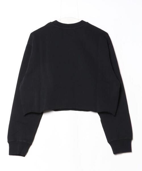 REPLAY（リプレイ）の「クロップドコットンフリース（スウェット・レディース・ブラック・X-SMALL/SMALL/MEDIUM）」の2枚目の写真