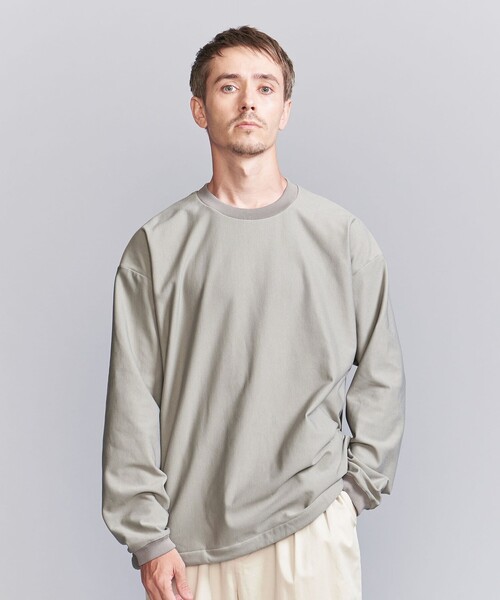 BEAUTY&YOUTH UNITED ARROWS(ビューティーアンドユースユナイテッドアローズ)の「パーフェクト ストレッチ アジャスト クルーネック スウェット ‐伸縮性‐(スウェット・メンズ・ブラック/ダークグレー/ベージュ・XL/L/M/S)」の3枚目の写真