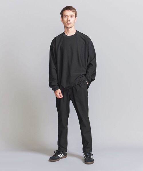 BEAUTY&YOUTH UNITED ARROWS(ビューティーアンドユースユナイテッドアローズ)の「パーフェクト ストレッチ アジャスト クルーネック スウェット ‐伸縮性‐(スウェット・メンズ・ブラック/ダークグレー/ベージュ・XL/L/M/S)」の9枚目の写真