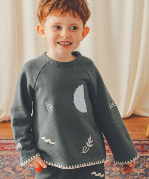 【セール】マルチ 刺繍 スウェット プルオーバー 2024（100～150cm）（スウェット）｜こども ビームス（コドモビームス）