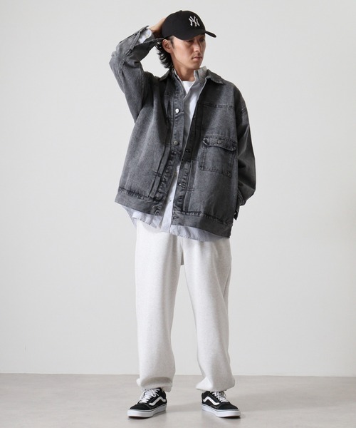 FUNALIVE(ファンアライブ)の「10oz wide denim jacket / 10oz ワイドデニムジャケット(デニムジャケット・メンズ・ブラック系2/ブラック/ブラック系3/ブラック系1/ネイビー・L/M)」の14枚目の写真
