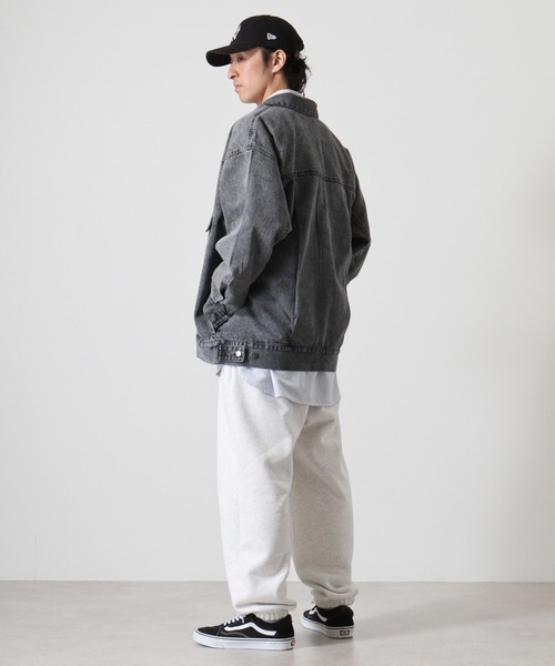 FUNALIVE(ファンアライブ)の「10oz wide denim jacket / 10oz ワイドデニムジャケット(デニムジャケット・メンズ・ブラック系2/ブラック/ブラック系3/ブラック系1/ネイビー・L/M)」の15枚目の写真