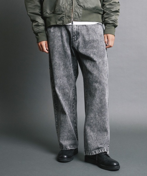 【セール】【SELECT】IR:10.5oz VINTAGE WASH LOOSE FIT DENIM PANTS/10.5oz ヴィンテージウォッシュ ルーズフィット デニムパンツ（デニムパンツ）｜Magine（マージン）