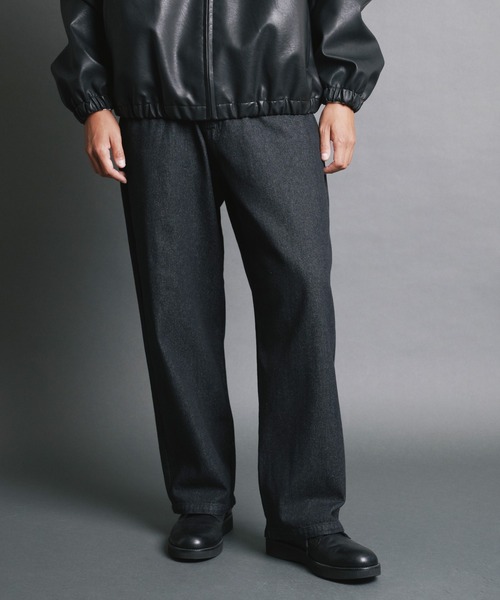 Magine(マージン)の「【SELECT】IR:10.5oz VINTAGE WASH LOOSE FIT DENIM PANTS/10.5oz ヴィンテージウォッシュ ルーズフィット デニムパンツ(デニムパンツ・メンズ・ケミカルウォッシュ/ブラック/ブラック系その他・M/L)」の5枚目の写真