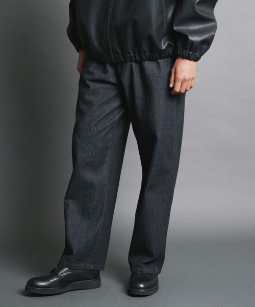Magine(マージン)の「【SELECT】IR:10.5oz VINTAGE WASH LOOSE FIT DENIM PANTS/10.5oz ヴィンテージウォッシュ ルーズフィット デニムパンツ(デニムパンツ・メンズ・ケミカルウォッシュ/ブラック/ブラック系その他・M/L)」の6枚目の写真
