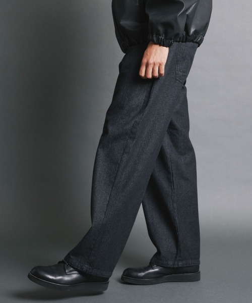Magine(マージン)の「【SELECT】IR:10.5oz VINTAGE WASH LOOSE FIT DENIM PANTS/10.5oz ヴィンテージウォッシュ ルーズフィット デニムパンツ(デニムパンツ・メンズ・ケミカルウォッシュ/ブラック/ブラック系その他・M/L)」の7枚目の写真